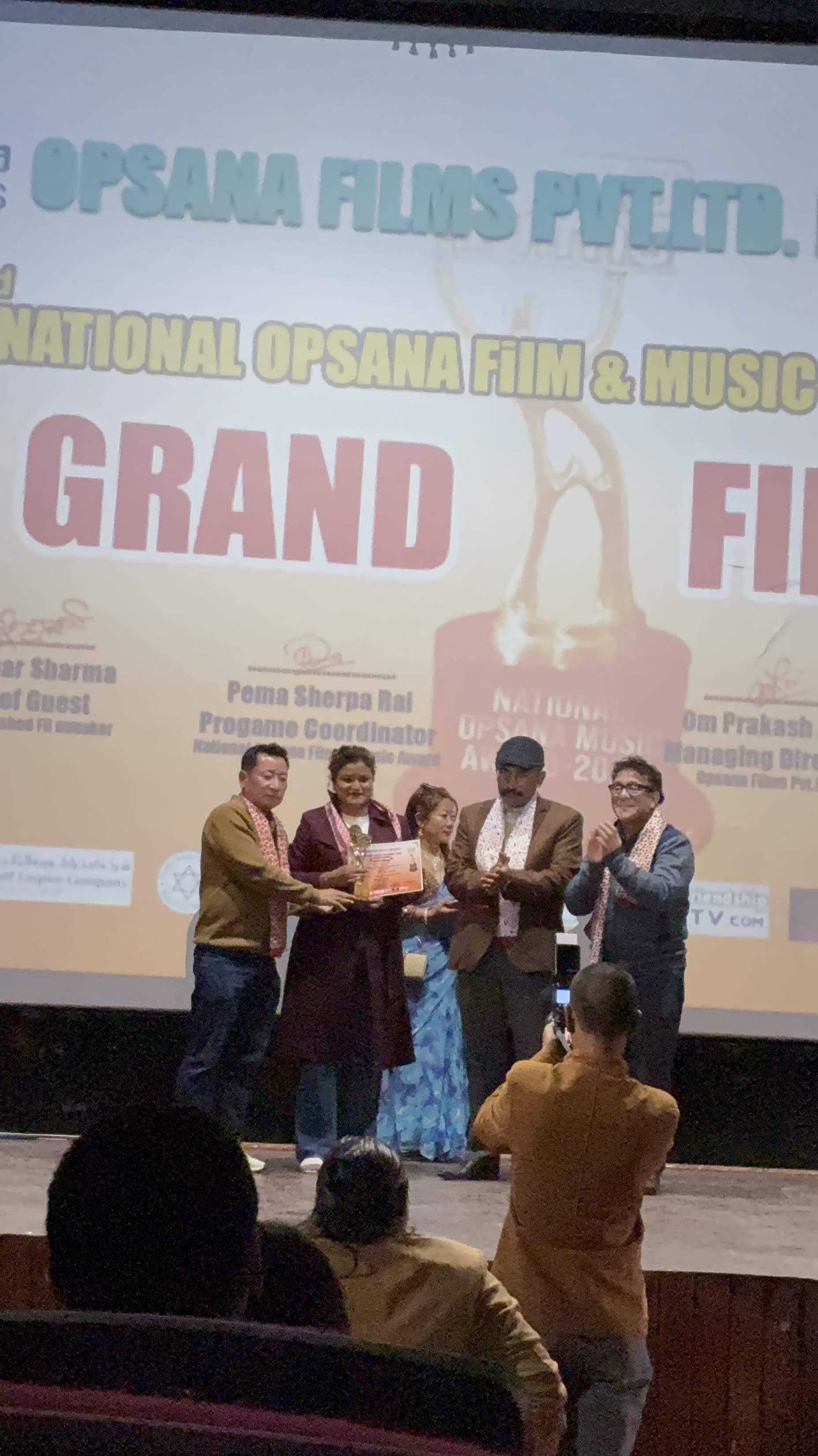 गायिका नित्याशिवाले चुमिन् ओप्सना अवार्ड २०२५